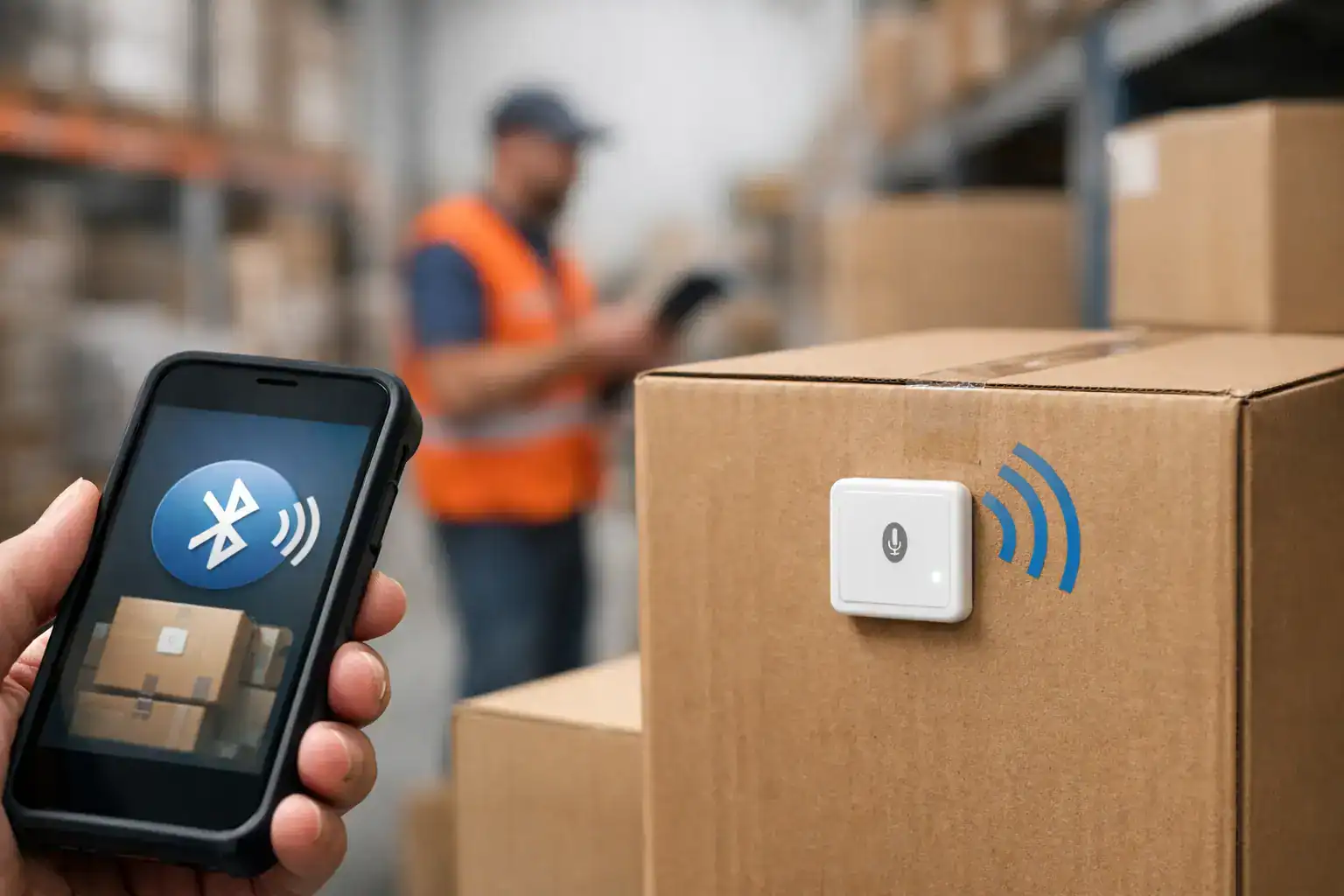 Bluetooth Labels for Shipment Control