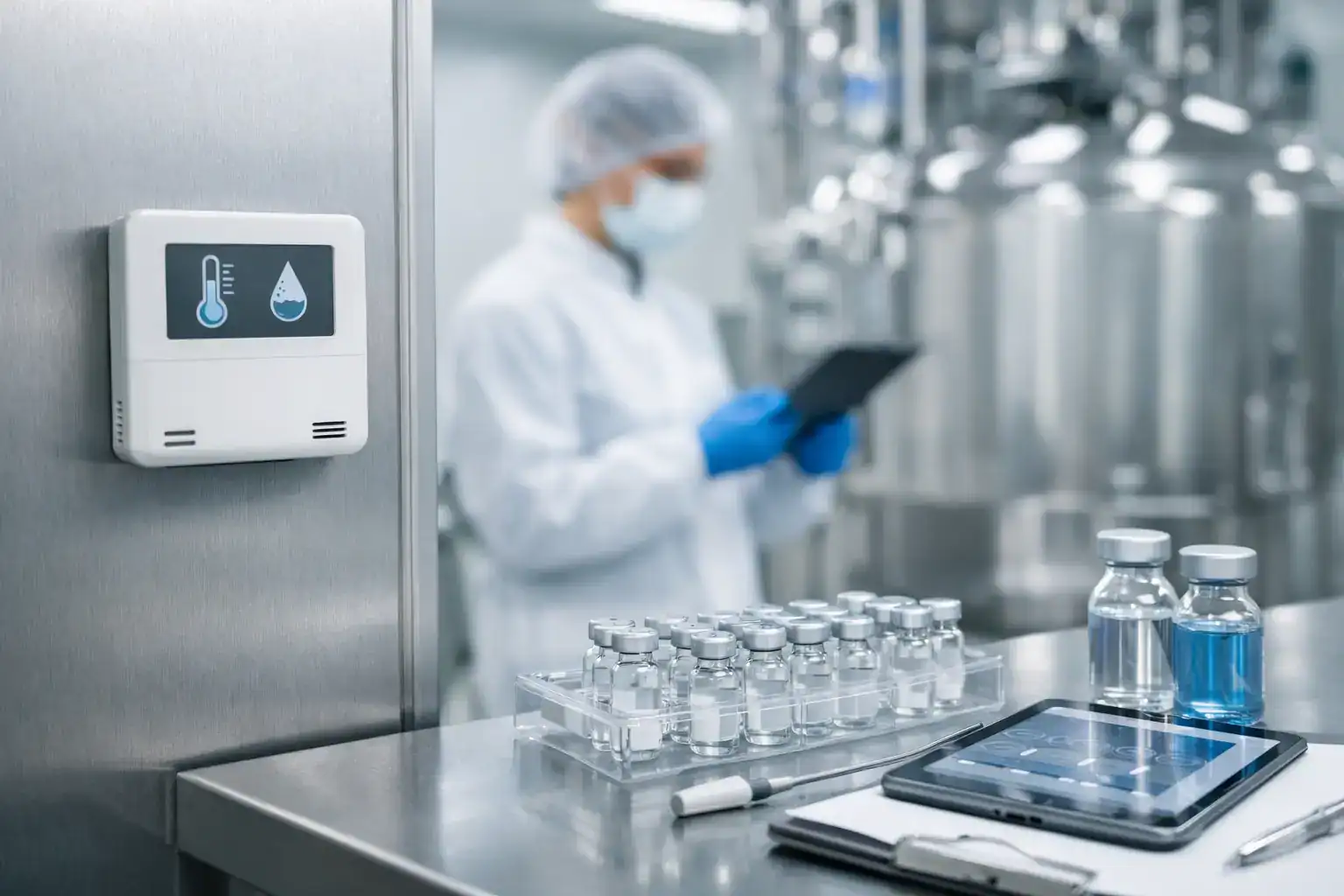 Temperature and Humidity Monitoring in Pharma